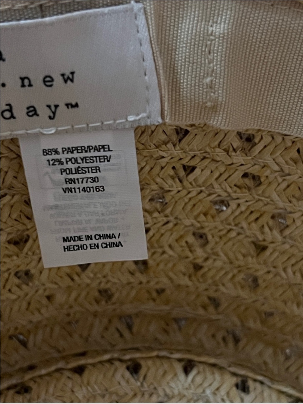 Wide-Brim Straw Sun Hat - Picture 5 of 6